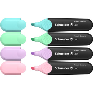 Textmarker Schneider Job 1150 - farbig sortiert (4) 1-5...