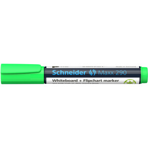 Whiteboardmarker Schneider Maxx 1291 - hellgrün 2-3 mm Rundspitze non-permanent nachfüllbar