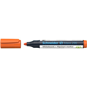 Whiteboardmarker Schneider Maxx 1291 - orange 2-3 mm Rundspitze non-permanent nachfüllbar