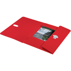 Dokumentenmappe Leitz Recycle 4622 - A4 313 x 235 mm rot bis 150 Blatt PP-Recyclingfolie