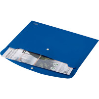 Sammelmappe Leitz Recycle 4678 - A4 235 x 320 mm blau mit Druckknopf recyceltes PP
