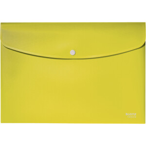 Sammelmappe Leitz Recycle 4678 - A4 235 x 320 mm gelb mit Druckknopf recyceltes PP