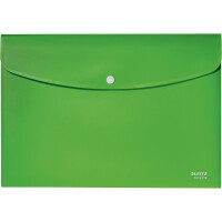 Sammelmappe Leitz Recycle 4678 - A4 235 x 320 mm grün mit Druckknopf recyceltes PP