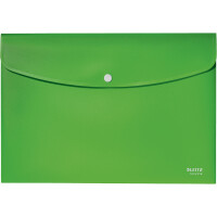 Sammelmappe Leitz Recycle 4678 - A4 235 x 320 mm grün mit Druckknopf recyceltes PP