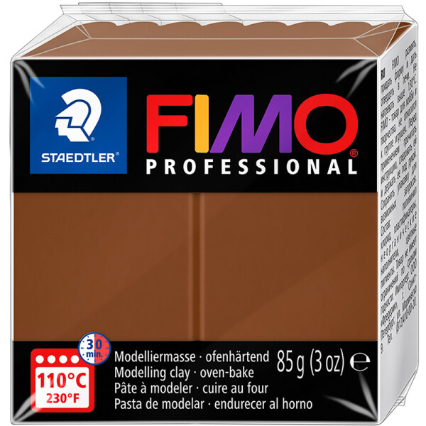 Modelliermasse Staedtler FIMO professional 8004 - noisette normalfarbend ofenhärtend 85 g