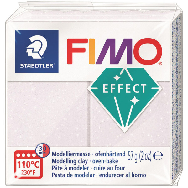 Modelliermasse Staedtler FIMO effect 8010 - galaxy weiß normalfarbend ofenhärtend 57 g