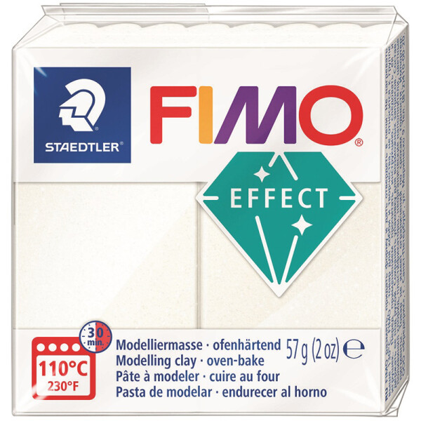 Modelliermasse Staedtler FIMO effect 8010 - perlmutt normalfarbend ofenhärtend 57 g