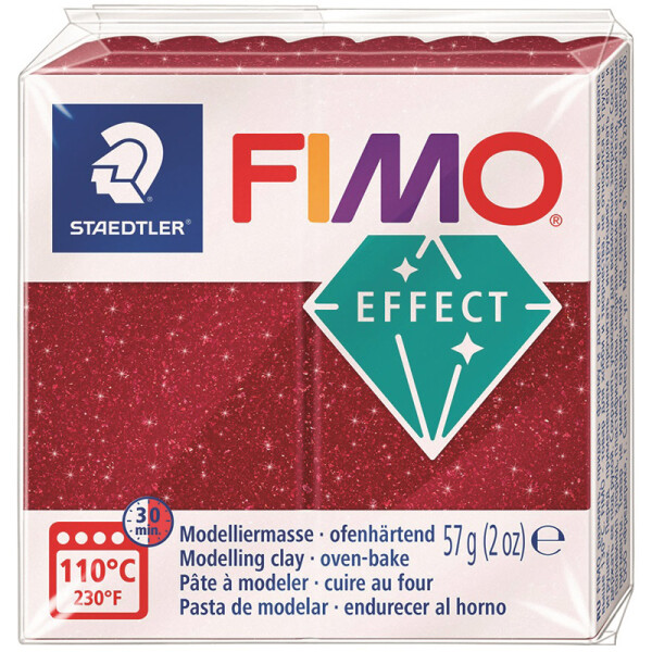 Modelliermasse Staedtler FIMO effect 8010 - galaxy rot normalfarbend ofenhärtend 57 g