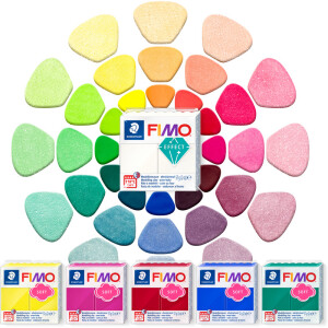 Modelliermasse Staedtler FIMO effect Mixing Pearls 8013C10 - farbig sortiert pearlfarbend ofenhärtend 25 g 9er-Set