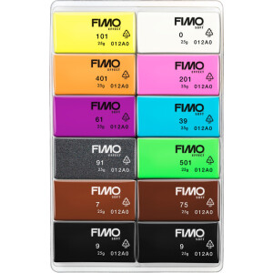 Modelliermasse Staedtler FIMO effect Neon 8013C12 -...
