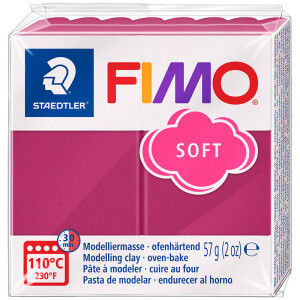 Modelliermasse Staedtler FIMO soft 8020 T - frozen berry trendfarbend ofenhärtend 57 g