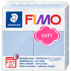 Modelliermasse Staedtler FIMO soft 8020 T - serenity blue trendfarbend ofenhärtend 57 g