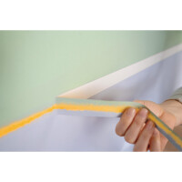 Abdeckband Tesa Perfect+ 56538 - 50 mm x 50 m gelb Kreppband für Privat/Endverbraucher-Anwendungen
