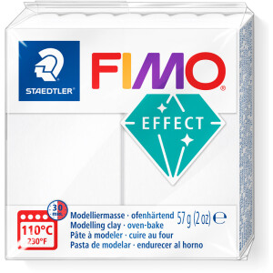 Modelliermasse Staedtler FIMO effect Translucent 8010 - transluzent halbtransparent ofenhärtend 57 g