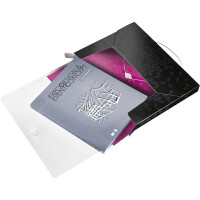 Ablagebox Leitz WOW 4629 - A4 330 x 250 mm pink 30 mm Rückenbreite bis 250 Blatt PP-Folie