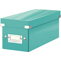 Aufbewahrungsbox Leitz Click & Store 6041 - Klein 143 x 136 x 352 mm eisblau Graukarton