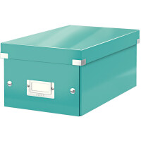 Aufbewahrungsbox Leitz Click & Store 6042 - Klein 206 x 147 x 352 mm weiß Graukarton