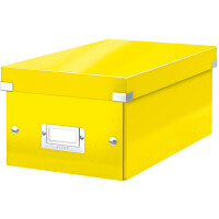 Aufbewahrungsbox Leitz Click & Store 6042 - Klein 206 x 147 x 352 mm weiß Graukarton