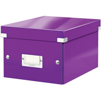 Aufbewahrungsbox Leitz Click & Store 6043 - Klein 220 x 160 x 282 mm blau Graukarton