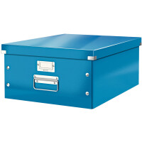 Aufbewahrungsbox Leitz Click & Store 6045 - Groß 369 x 200 x 482 mm weiß Graukarton