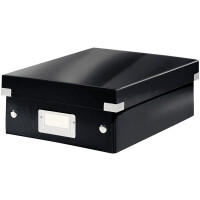 Aufbewahrungsbox Leitz Click & Store 6057 - Klein 220 x 100 x 282 mm schwarz Graukarton