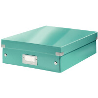 Aufbewahrungsbox Leitz Click & Store 6058 - Mittel 281 x 100 x 370 mm grün Graukarton