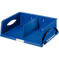 Briefkorb Leitz Sorty 5230 - A4-C4 Quer Überbreite 405 x 125 x 300 mm blau Polystyrol