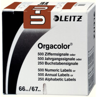 Buchstabensignal Leitz Orgacolor 6610 - 30 x 23 mm...