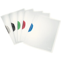 Klemmhefter Leitz ColorClip 4175 - A4 310 x 222 mm farbig sortiert bis 30 Blatt PP-Folie Pckg/6
