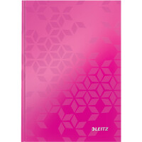 Notizbuch Leitz WOW 4627 - A5 148 x 210 mm violett liniert 80 Blatt Hartpappe-Einband FSC 90 g/m²