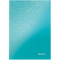 Notizbuch Leitz WOW 4627 - A5 148 x 210 mm grün liniert 80 Blatt Hartpappe-Einband FSC 90 g/m² Pckg/6
