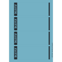 Ordnerrückenschild Leitz 1685 - 61 x 192 mm grau breit / kurz selbstklebend für alle Druckertypen Pckg/100
