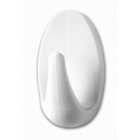 Haken tesa Powerstrips Small 57546 - oval beige bis 1 kg für glatte Oberflächen Kunststoff Pckg/3