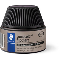 Flipchartmarker Nachfülltinte Staedtler Lumocolor 48856 - schwarz für Mod 356 permanent 30 ml