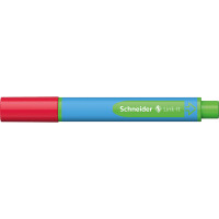 Kugelschreiber Schneider Link-it 154503 - hellblau/grünes Gehäuse Mine XB blau