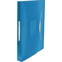 Fächermappe Esselte Vivida 624015 - A4 260 x 330 mm blau 6 Fächer PP-Folie