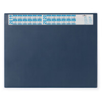 Schreibunterlage Durable 7204 - 65 x 52 cm Kalender schwarz PVC