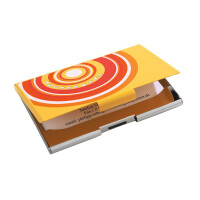 Visitenkartenetui sigel VZ153 - 94 x 61 x 7 mm orange für 20 Karten