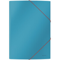Eckspannmappe Leitz Cosy 3002 - A4 241 x 310 mm blau 150 Blatt Karton 250 g/m²