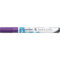 Acrylmarker Schneider Paint-It 310 1201 - schwarz 2 mm Rundspitze permanent