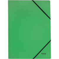 Eckspannmappe Leitz Recycle 3908 - A4 232 x 318 mm grün 250 Blatt recycelter Karton